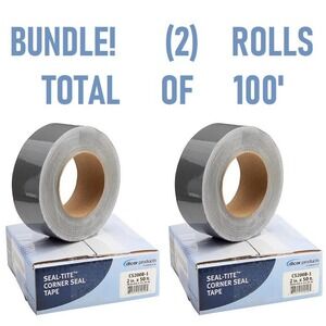 NIB! (2) Dicor Products CS200B-1 Seal-Tite Corner Seal Tape  2" x 50'  FREE Ship